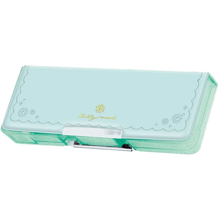 Kamio Japan DOLLYMOOD Компактный карандаш 079366 Двусторонний пенал, Мятный, Легкий,