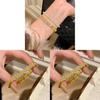 Geometric Zircon Copper Coin Bracelet For Women Gift Gift Giving