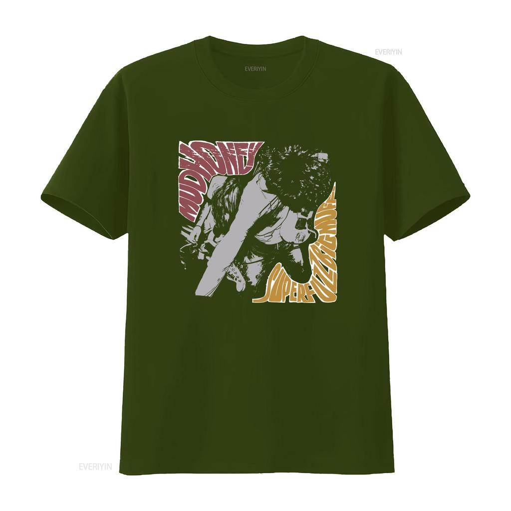 T-shirt in Cotone Mudhoney Superfuzz Bigmuff Mark Arm Dan Peters Steve Turner Stampa Band Rock vintage Lavata Morbida abbigliamento designer