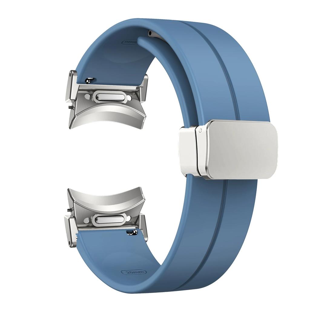 Magnetic Silicone Strap for Samsung Galaxy Watch7 6 44mm 40mm Sport Watchband 20mm Band Bracelet Galaxy Watch 6Classic 43mm 47mm