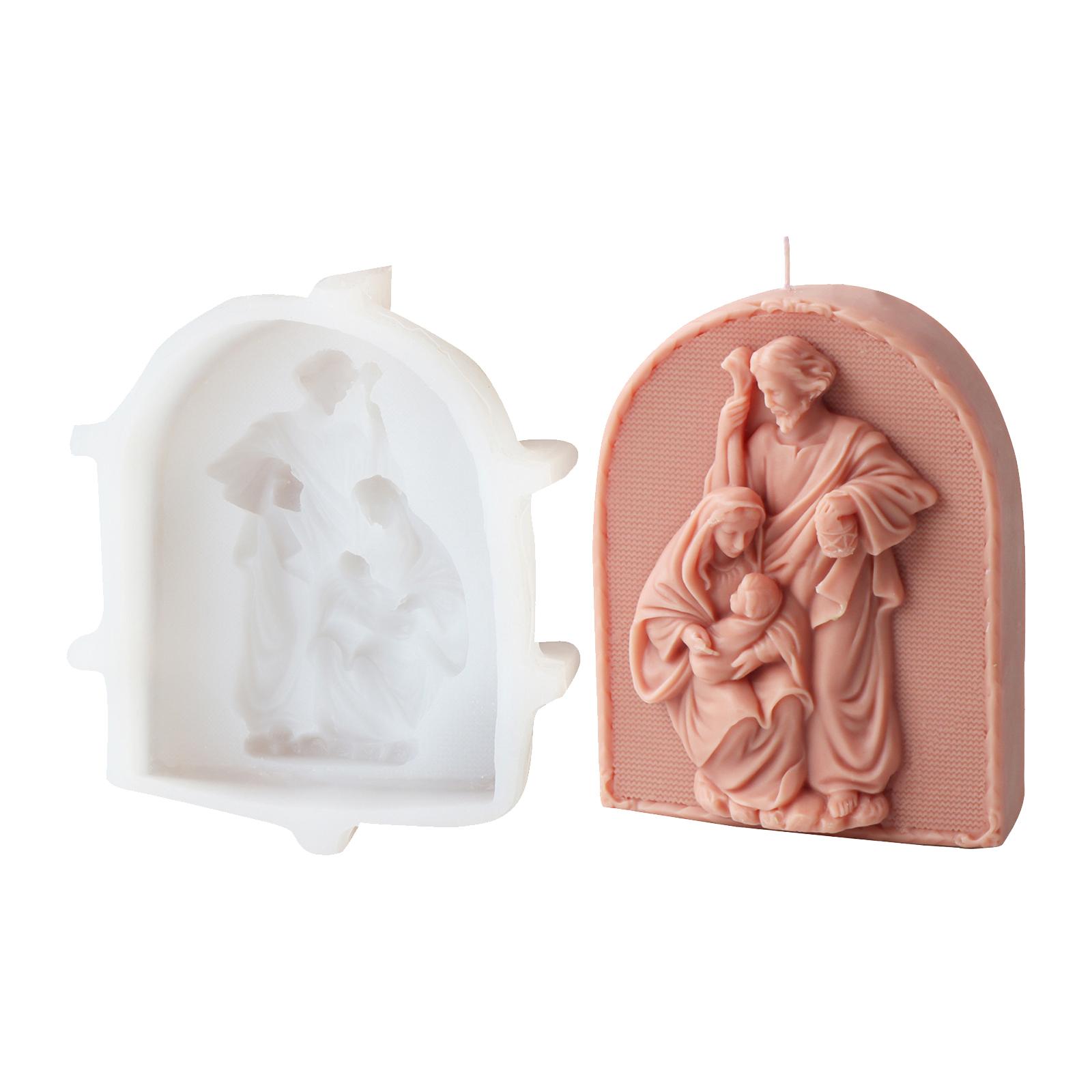 

Большая 3D форма для свечей, ароматерапевтическая форма для изготовления орнаментов, гибкая силиконовая форма для медитации, украшение дома, ремесло 3