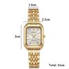 Quartz Women Wristwatch Stainless Steel Strap Watch Fashion Quartz Watches  Student