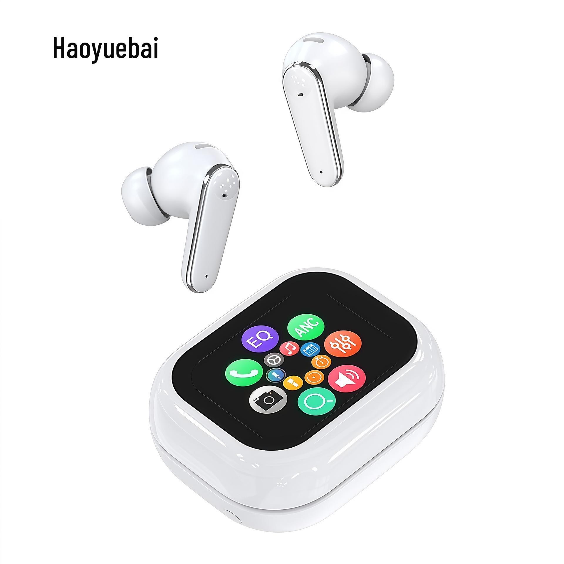 

C11 Bluetooth Headset: Smart Color Screen, Customizable Wallpaper, ANC Noise Reduction, Multifunctional UI. App Custom Wallpaper + On-Screen Dialing
