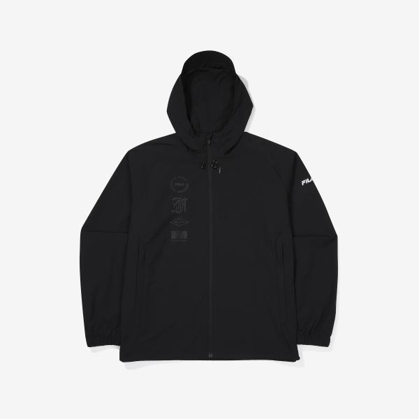 Fila Graphic Stretch Hoodie Windbreaker Fs2jkf3203m blacks/100