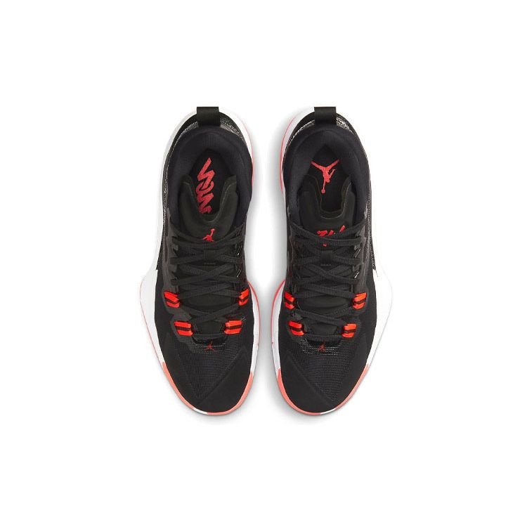 Air Jordan Zion 1 PF Bloodline Men Sneakers Black White Bright-Crimson DA3129-006