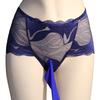 Men Ultra-Thin Lace Underwear Mesh Transparent Briefs Erotic Hombre Sissy Pouch Panties Transvestit Crossdressing Underpants