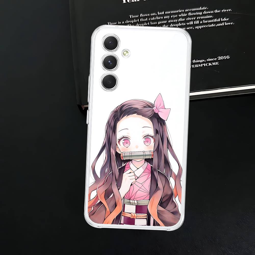 D-Demon S-Slayer Anime Phone Case For Samsung Galaxy A52 A12 A51 S21 Edge S22ULTRA S23 S24 S20LITE Plus Ultra Transparent Cover