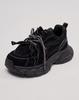 Platform Sneakers Allsy 513920 36 Suede Black