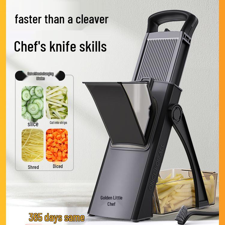 

Golden Little Chef Multifunctional Slicer & Dicer Matcha Green - Peeler + Cleaning Brush