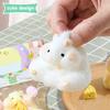 Toys, Toys Kids  Childrens 2PCS Cute Soft Hamster Squishy 3inch Stress Relief Squeeze Fidget for Adults, Party Favors Pinch Family
