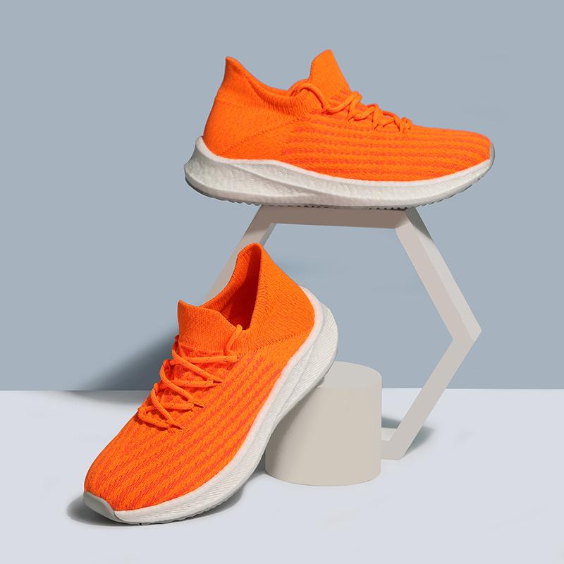 

2024 Putian new BASF popcorn fly-woven running shoes men s and women s fashion socks shoes sports shoes coconut shoes 42