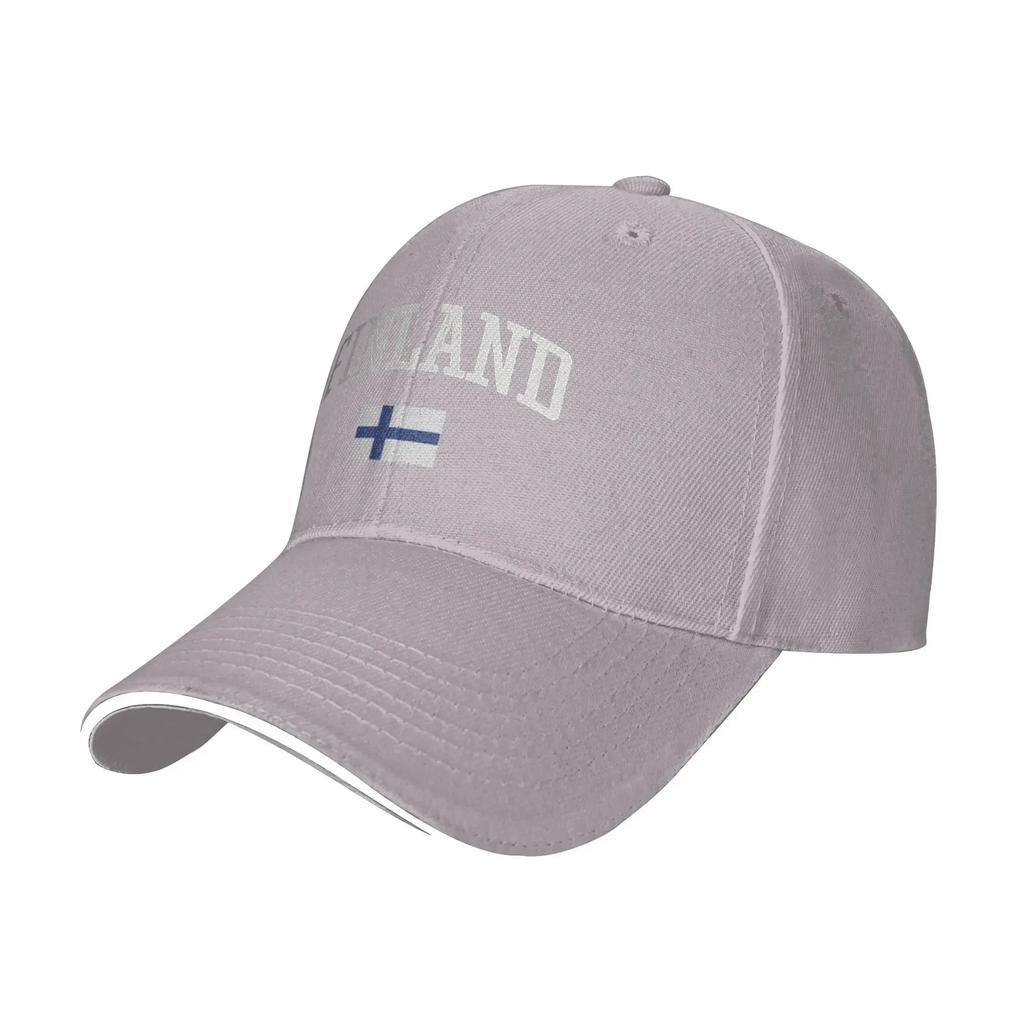 Stolthet Finsk Flagga Finland Land Sommar Basebollkepsar Dam Unisex Man Strand Fars Hattar Keps