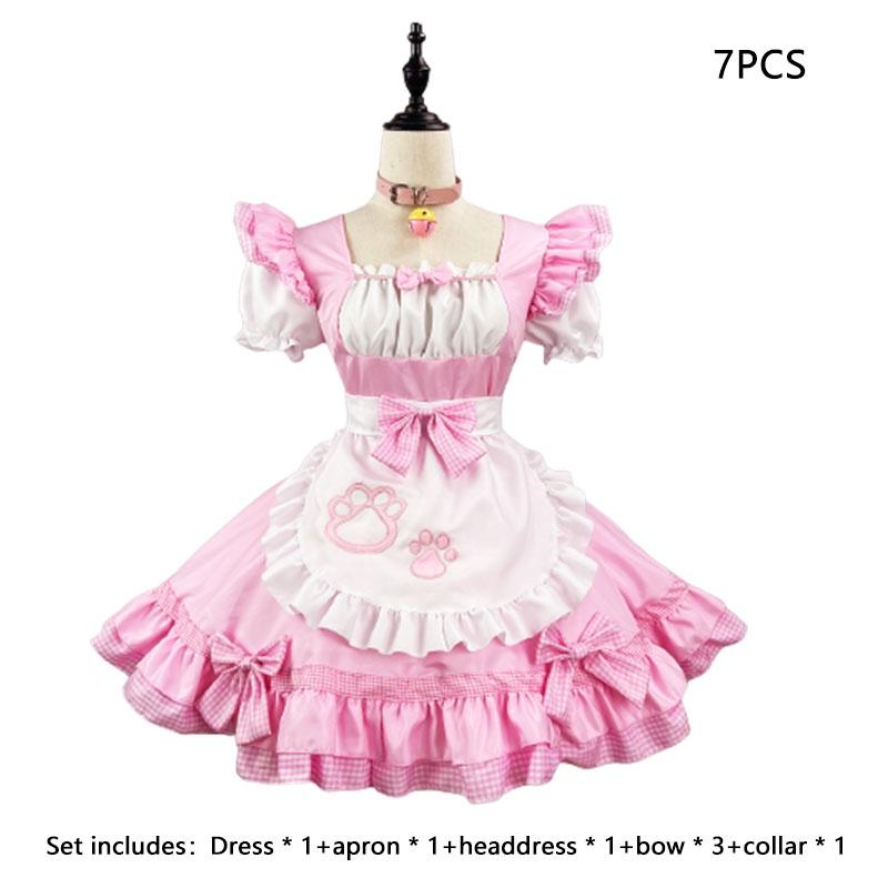 Apron Classic Nekopara Dress Maid Costume Set Game Characters Cosplay Halloween