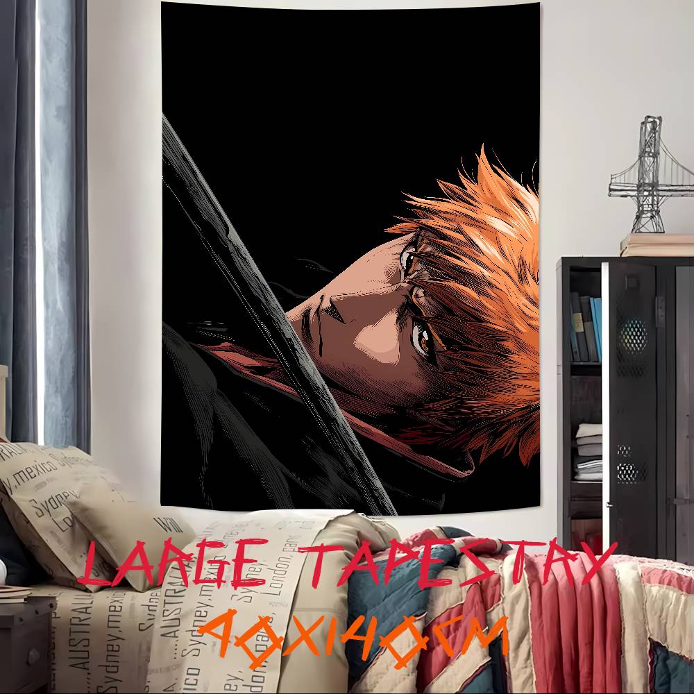 Fashion Cool Anime BBleachS Tapestry Decoration Bedroom Dormitory Background Cloth Holiday Home Party Living Room Club Tapestry