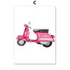 Tool Cart Tin Painting Wall Decor Kids Room Art