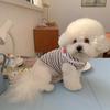 Letni Cienki Zwierzę Domowe Paski Tank Top Teddy Kot Urocze Wiśnie Misie Sznaucer Mały Pies Ubrania Letnia Kamizelka dla Psa Ubranka dla Szczeniaka