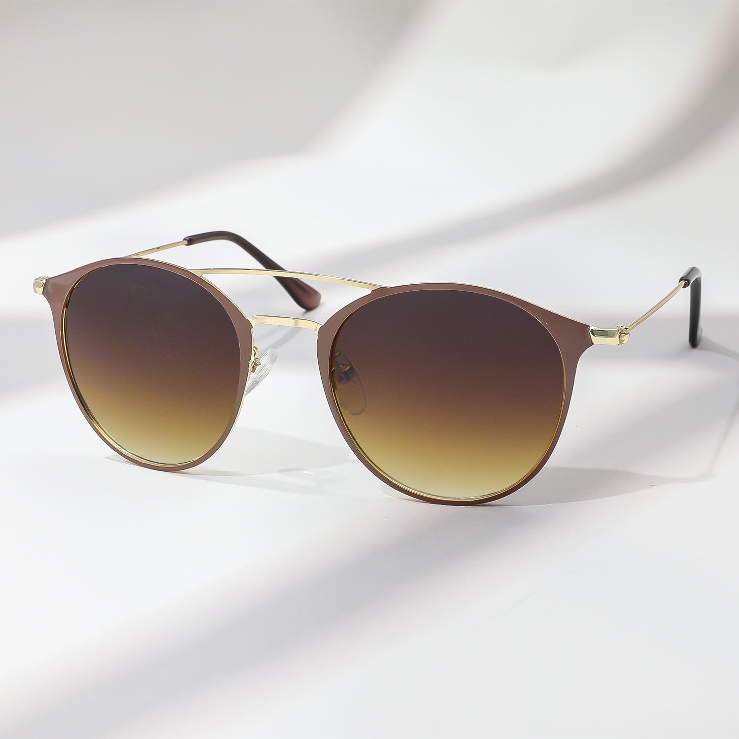 

UV400 NEW Vintage Metal Cat Eye Sunglasses Women Brand Designer Retro Sun Glasses Female Fashion Mirror Lunette De Soleil Femme