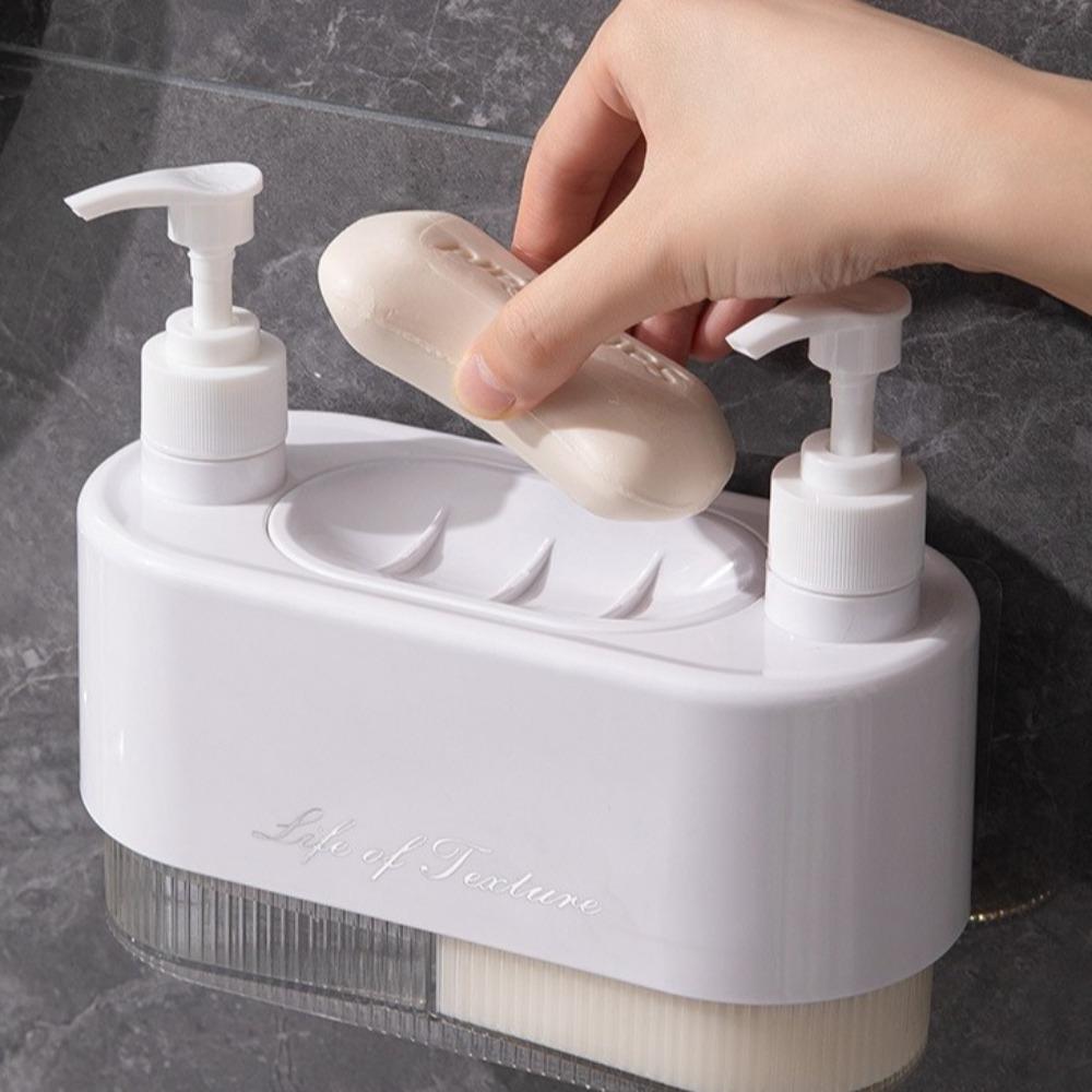 Thickened Shampoo Bottle Plastic Press Soap Dispenser Body Wash Bottle Soap Box Bathroom