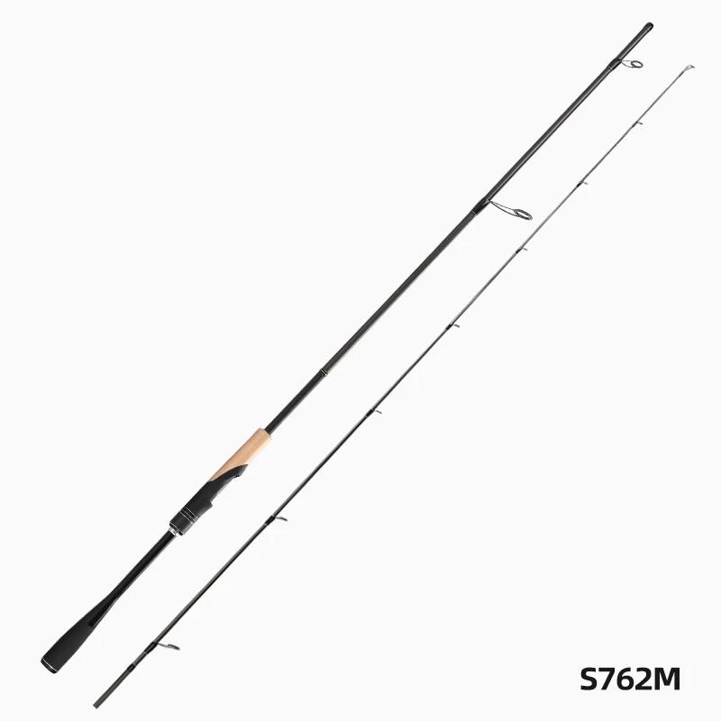 Portable Lure Reel 2.28m 2.44m Long Casting Model Shore Fishing Rod ML M Fast Action FUJI Guide Spinning Rod for Seabass Saltwater Corrosion Resistant