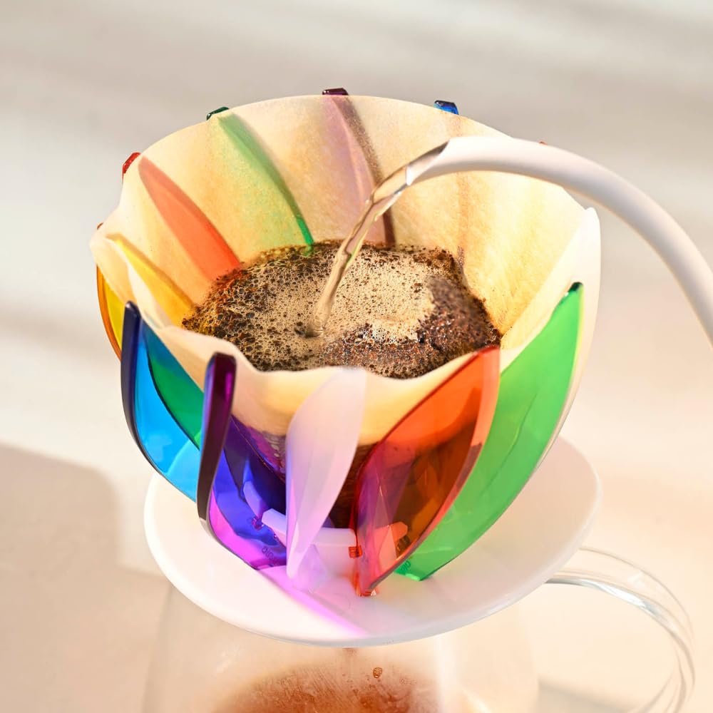Hario V60 Dripper SUIREN 02 Rainbow Cups Coffee Hand Drip Rainbow Colorful 1~4 VDSU-02-NJ