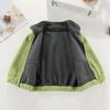Children's Fashionable Casual High-neck Fleece Thick Long-sleeved Top Jacket
