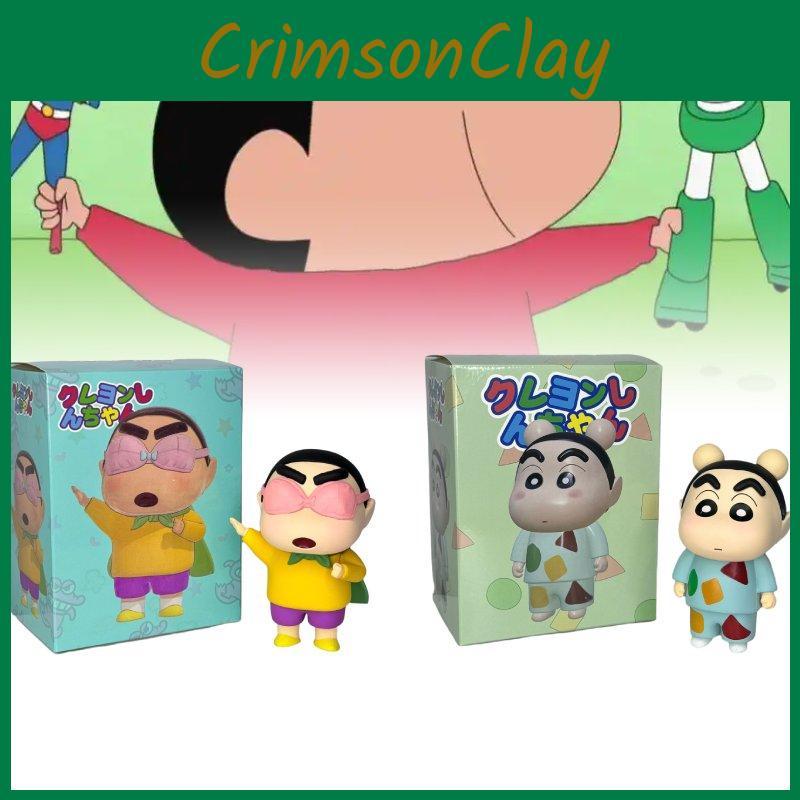 Crayon Shin Chan Cape Pajamas Costumes Pvc Toy Model Decoration Christmas Gift