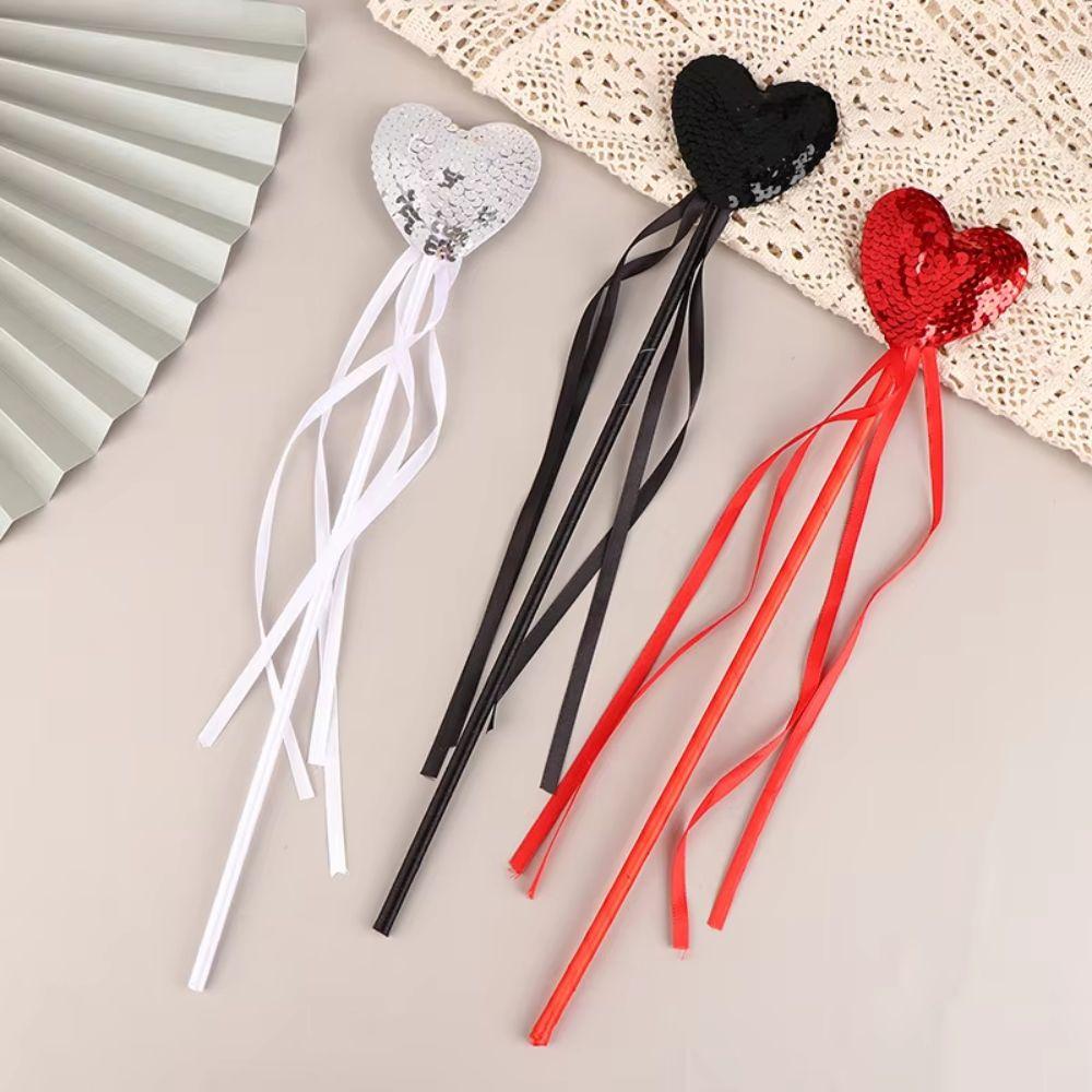

2Pcs Dreamlike Pretty Fairy Wands Girls Wand Princess Wand Kids Stick Wand Cosplay Props серебряный