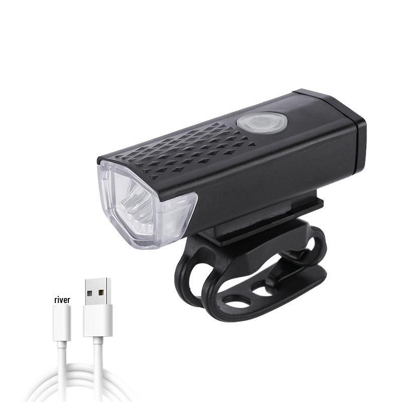 USB Rechargeable High-Brightness Bicycle Headlight - Model 2255 for Night Riding and Mountain Biking