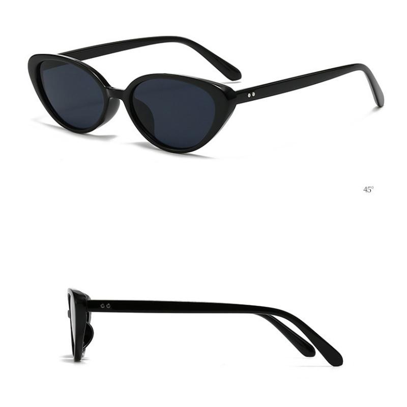 Women's sunglasses, simple small frame cat eye sunglasses.
