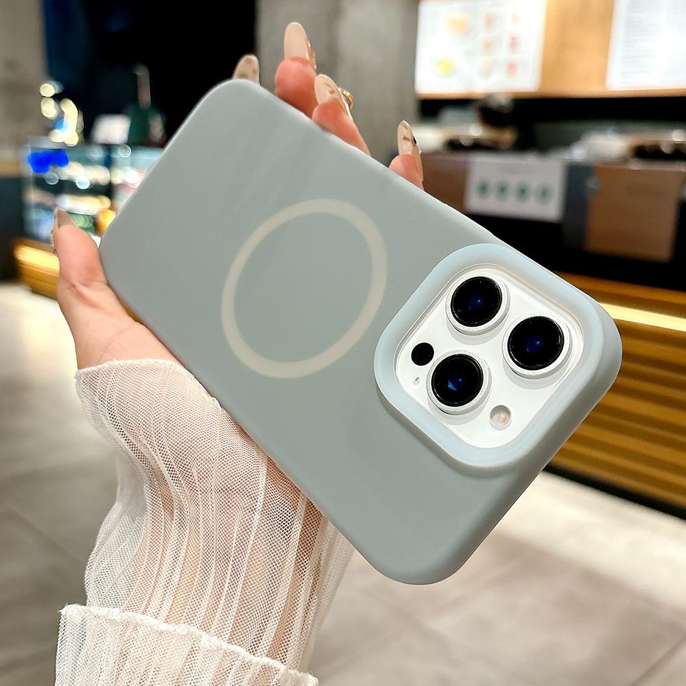 

Genuine Jelly magsafe charging liquid silicone phone case for iPhone 16 Pro Max Plus Camera Control Button soft back cover iPhone 16 Pro Max