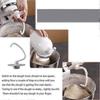 K45DH Dough Hook Replacement Compatible with FOR KitchenAid 4.5 QT Rocker Mixers KSM90 and K45