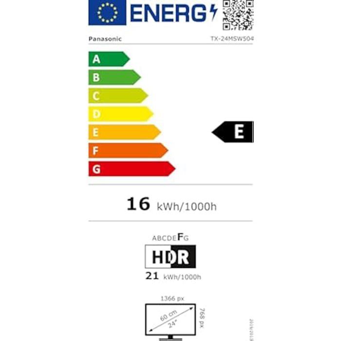 Panasonic TX-24MSW504 24" TV (24 ") HD Smart TV WiFi Black