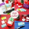 Christmas Gift Tags for Holiday Presents Decoration, Santa Christmas Labels Self Adhesive Stickers, Xmas Name Tag Stickers