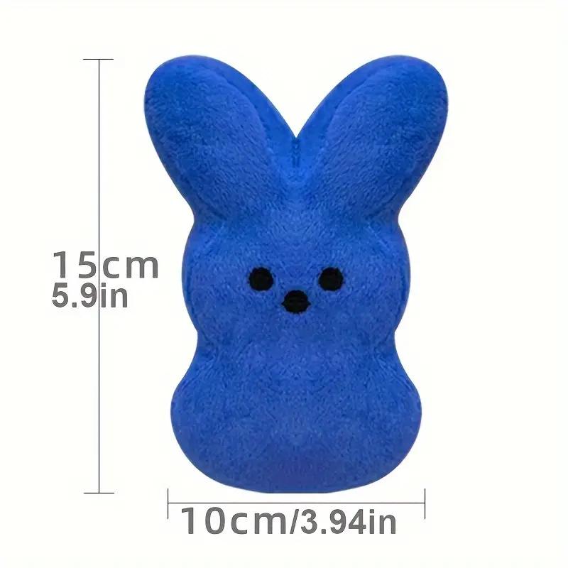 Non-Toxic 6 Pcs Bunny Plush Easter Basket Rabbit Animal Stuffed Plush Festival Decorations