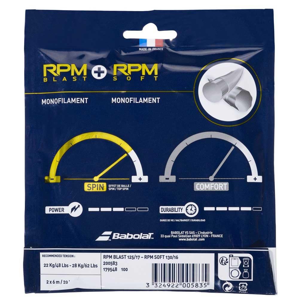 Babolat RPM Blast x RPM Soft Tennis String (281039)