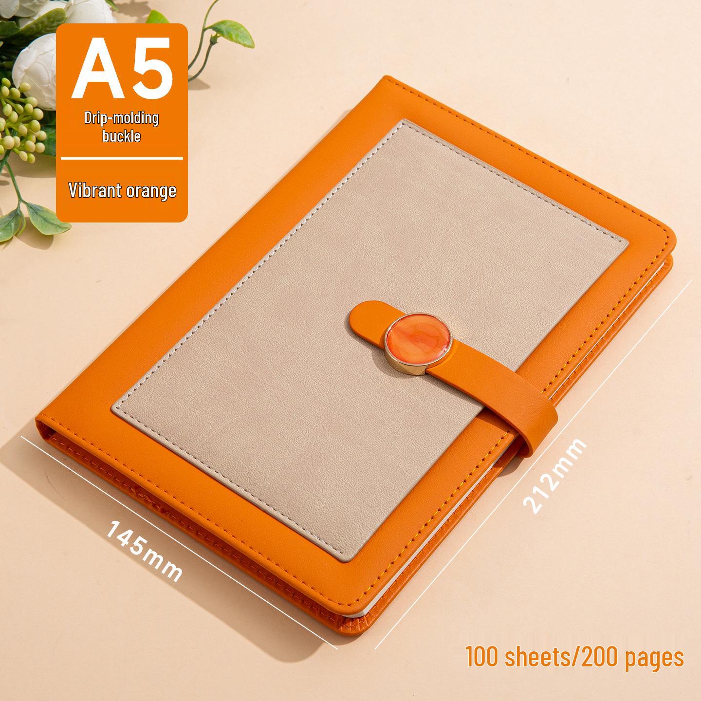 Custom A5 Premium Business Notebook - Elegant Office Diary & Student Meeting Journal