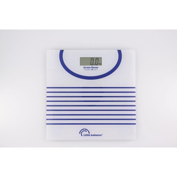 Pèse-personne - LITTLE BALANCE - 8655 - USB-réparable - 180 kg / 100 g - Marinière