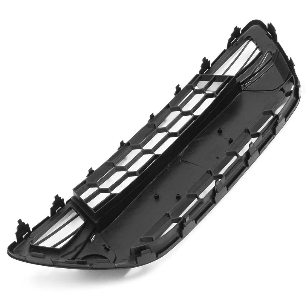 New Front Bumper Grill Lower Grille for Ford Fiesta Mk7 2008-2012 bumper grille ABS Chrome Racing Centre Grille cars Spare Parts