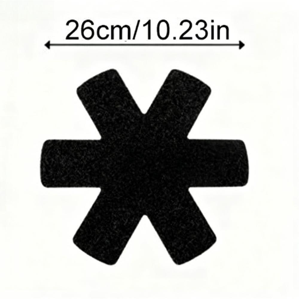 5PCS Pot and Pan Protectors Pot Dividers Pad Non-woven 3 Sizes Pans Separator Pads for Protecting Separators Pads Cookware