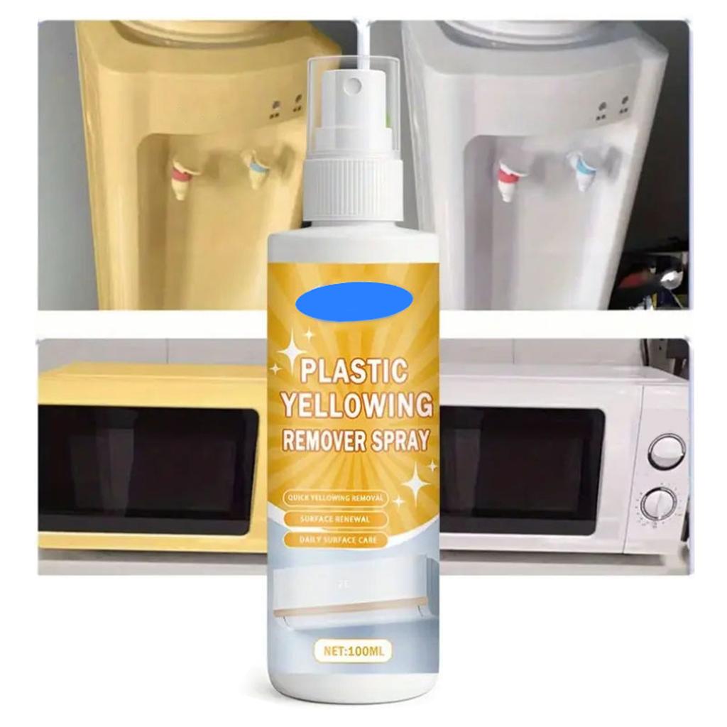 Stain Remover Plastic Gloss Restoration Agent for Air Conditioning Shell Appliances Plastic Yellowing Removal Sprayer