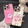 Stars K-Kirby Clear Phone Case For IPhone 16 15 14 13 12 11 Pro Max 17 Plus Colorful Cover