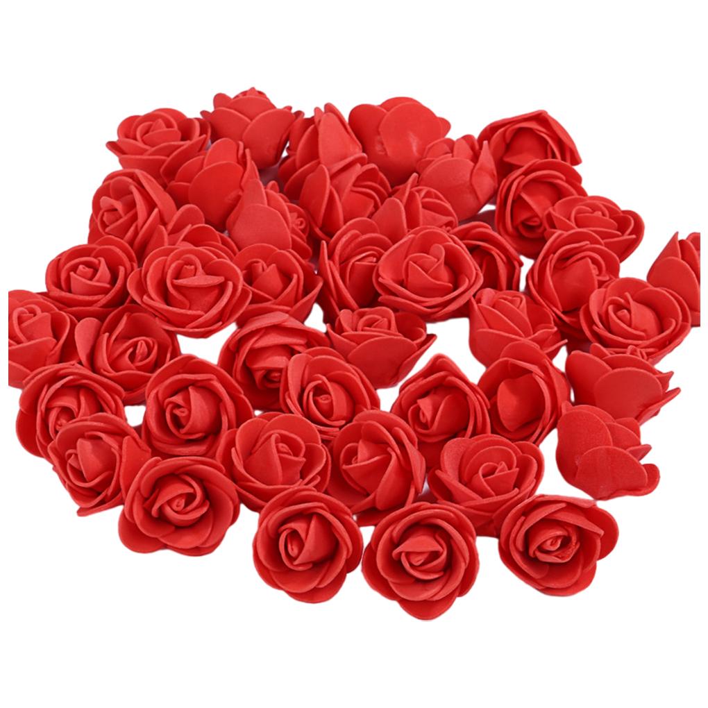 500x Beautiful And Realistic Flower Arrangements Effortlessly PE Foam Rose Head Artificial Flower