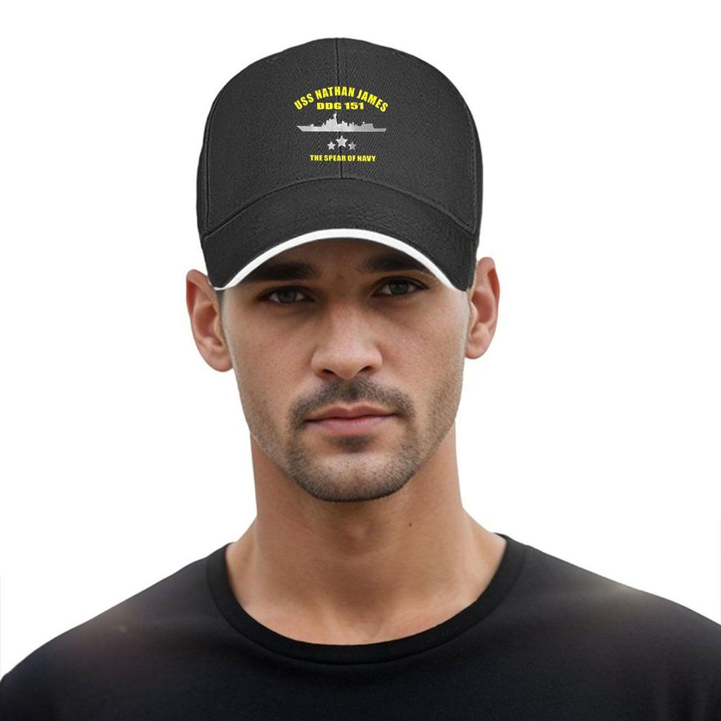 USS Nathan James A Tribute to the Iconic Navy Ship Sandwich Baseball Cap