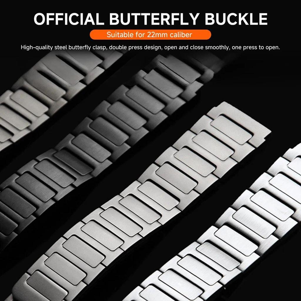 22mm Quick Fit Edelstahl Uhrenarmband Für Huawei Watch GT 6 5 4 Pro 46mm Armband Für Huawei Watch 5 4 3 / GT6 / Ultima