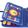 Montessori Busy Board Toy, Learning for Kids 2-4 Years,Montessori Preschool Book Travel