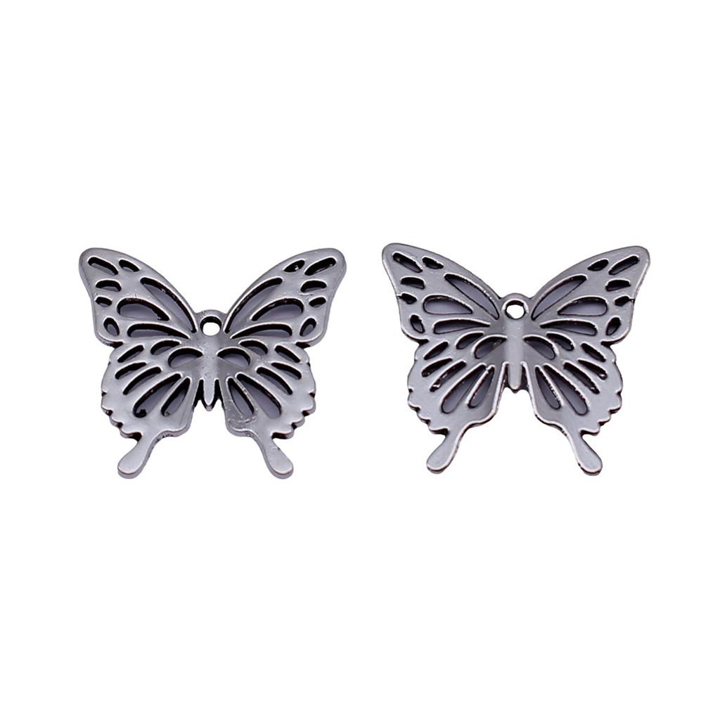Butterfly Charms Simple Pendants For Minimalist DIY Jewelry Making