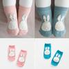 1 Pair Girl Boy Animal Cotton Anti-slip Kids Baby Socks Cartoon Animal Rabbit Socks for Newborns Inf