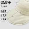 Quick-drying big-brimmed peaked cap children's summer UV protection breathable sun hat vinyl sun protection face small sun hat