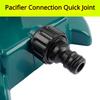 Automatic sprinkler green nozzle 360 degree rotating water spray vegetable garden irrigation watering sprinkler irrigation