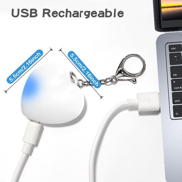 Lighting Star Bag Pendant Small LED Bookbag Light Suitable Touch Sensor Light Rechargeable LED Lamp For Students and Outdoor Enthusiasts Present